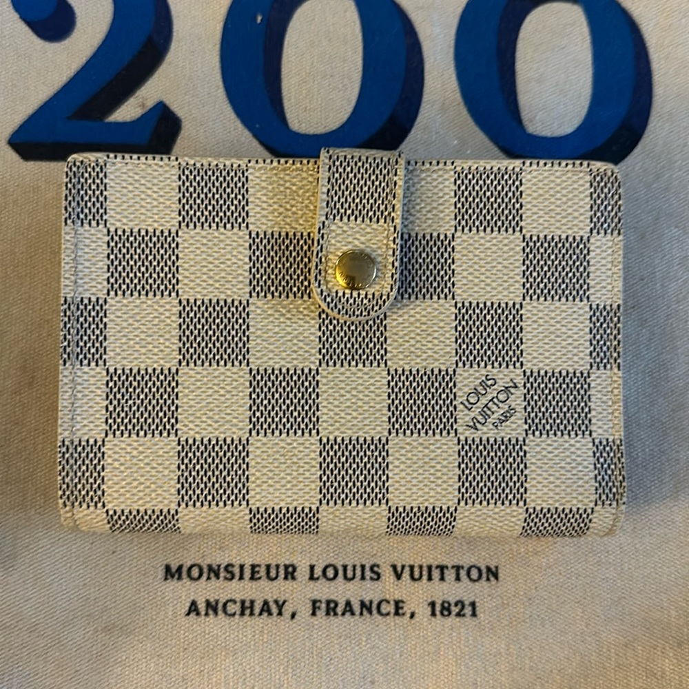 Louis Vuitton Damier Azur Porte Monnaie Billets Viennois Bifold Wallet